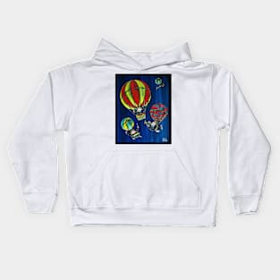 Balloon Ape Musicians Kids Hoodie